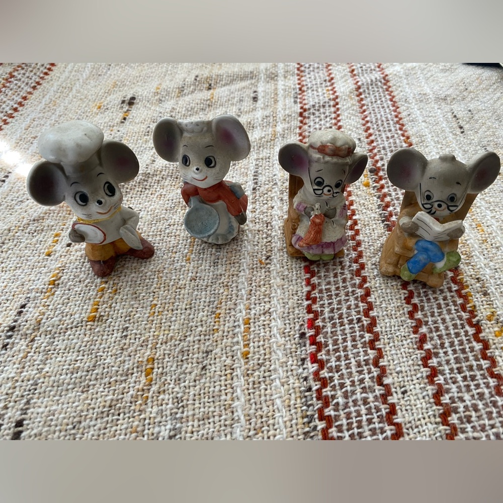 2/$30. 4 x Mouse Figurines